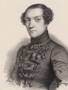 Portræt af pianisten og komponisten Antoine de Kontski 1817-1899. af Romain Cazes