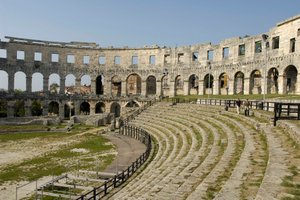 Amfiteater i Pula, Kroatien af Roman