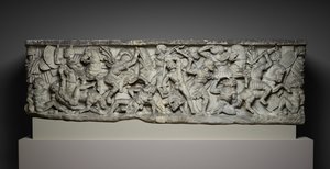 Slagsarkofag, ca. 190 (marmor) af Roman