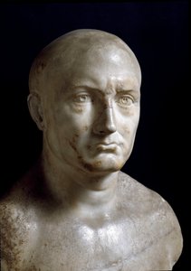 Buste af Scipio den afrikanske (marmorskulptur) af Roman