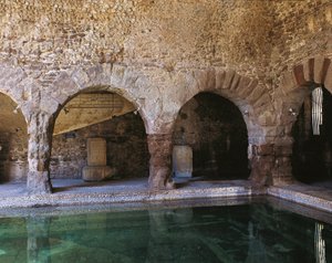 Frigidarium, Caldes de Montbui, Barcelona, ​​​​Spanien, 2.-1. århundrede f.Kr. (foto) af Roman