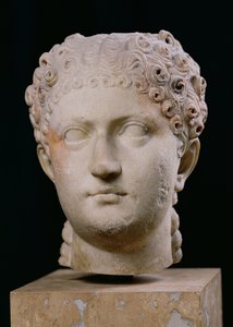 Leder af Agrippina den Yngre (ca. 16-59) (marmor)
