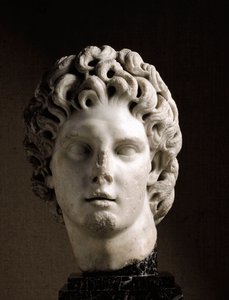 Hoved af Alexander den Store, 2. århundrede f.Kr. (skulptur) af Roman