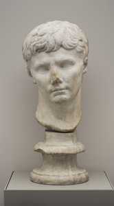 Chef for kejser Augustus (marmor) af Roman