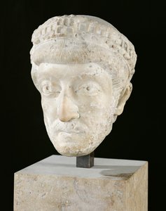 Chef for kejser Theodosius II (408-450) (marmor)