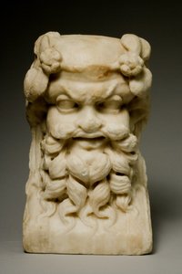 Head of a Herm, 1.-2. århundrede e.Kr. (marmor)