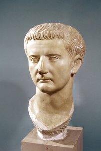 Chef for kejser Tiberius (42 f.Kr.-37 e.Kr.) (marmor)