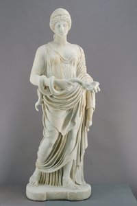 Hygieia, ca. 170 e.Kr. (marmor) af Roman