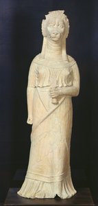 Løvehovedet gudinde, fra helligdommen i Bir Bou Regba af Roman