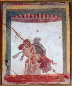 Kærlighed og psyke (fresko, 60-80 e.Kr.) af Roman