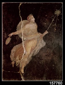 Maenad, fra Skibets Hus, Pompeji, 1. århundrede f.Kr.-79 e.Kr af Roman