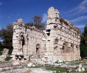 Maritime Alper: Rester af romerske bade fra det 3. århundrede i Nice-cimiez-arenerne. af Roman