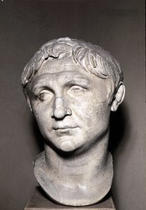Portræt af Pompejus den Store (Marmorskulptur) af Roman