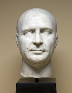 Portræt af en Isis-præst, tidligt 2. århundrede e.Kr. (prokonnesisk marmor) af Roman