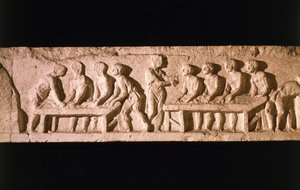 Relief, der forestiller bageri, fra bageren Eurysaces