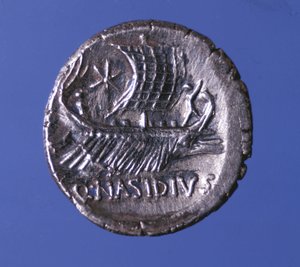 Repræsentation af en kabys. Pompejus den Store (Gneo Pompeo Magno eller Gnaeus Pompeius den Store af Roman