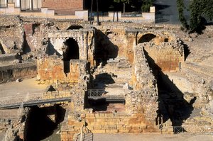 Romersk amfiteater, Tarragona, Catalonien, Spanien af Roman
