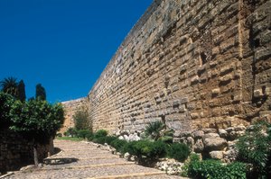 Romersk befæstning, Estragon, Catalonien, Spanien, 3. århundrede f.Kr. (foto) af Roman