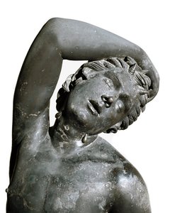 Satyr, bronzestatue af Roman