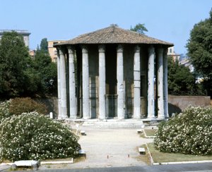 Vestas tempel i Rom. af Roman