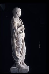 Togate-statue af den unge Nero, ca. 50 AD (marmor) af Roman