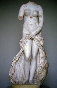 Venus Laudolina eller anadyomene. skulptur, Museum of Syracuse, Sicilien, Italien. af Roman