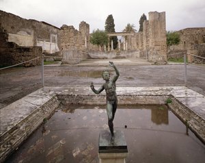 Udsigt over Casa del Fauno (Faunens Hus) af Roman