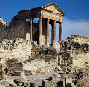 Udsigt over hovedstaden af Roman
