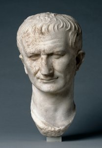 Portræt Hoved af en statsmand, muligvis Vespasian af Roman Imperial Period