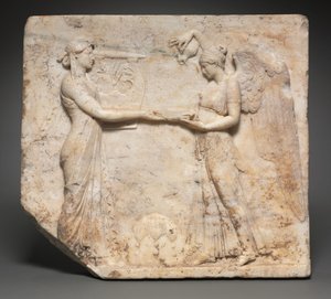 Relief of Apollo with Nike, 27 BC-14dani af Roman Imperial Period