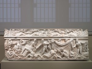Sarkofag, ca. 100-125 (græsk marmor) af Roman Imperial Period