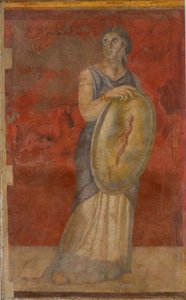 Stående kvinde med et skjold, ca. 50–40 f.Kr.