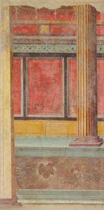 Vægmaleri fra en villa i Boscoreale, ca.50-40 f.Kr. af Roman Republican Period