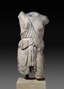 En Amazonas, romersk kopi af en græsk bronze fra ca. 430 f.Kr. (marmor) af Roman Roman