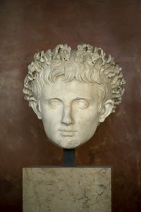Art Rome Leder af kejser Augustus (63 f.Kr. - 14 e.Kr.) marmor af Roman Roman