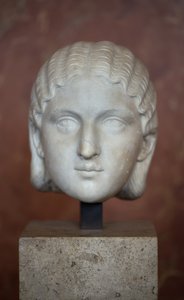 Art Rome Leder af kejserinde Barbia Orbiana (3. århundrede), Marmor af Roman Roman