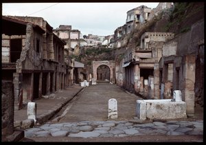 Decumanus maximus og forum, 5. århundrede f.Kr.-1. århundrede e.Kr af Roman Roman