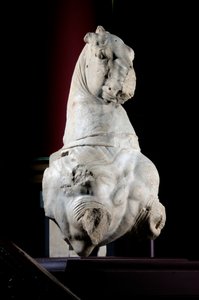 Forreste del af en hest (marmor) (se også 371182 & 371183) af Roman Roman