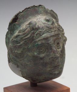 Afrodites hoved, 5. århundrede e.Kr.(?) (repoussé bronze) af Roman Roman