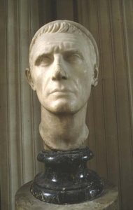 Hovedet på en mand, muligvis Antiochos III af Roman Roman