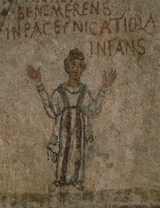 Det afdøde barn Nicatoila (fresco) af Roman Roman