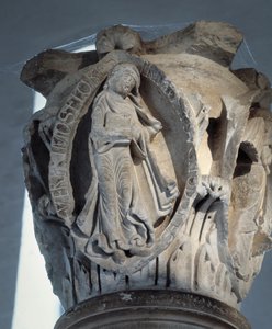Korets hovedstad (skulptur af Romanesque