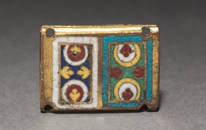 Plaque fra et relikvieskrin, ca. 1170 af Romanesque