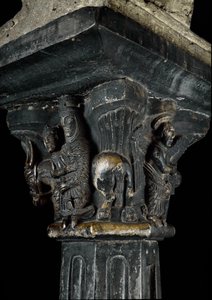 Romansk kunst: hovedstad i det 12. århundrede. Aosta, Priory of Sant 