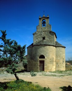 Romansk kapel, Sainte Croix, i Peyrolles i Aix-en-Provence. af Romanesque
