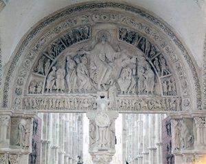 Vezelay Abbey (89), trommehinden i basilikaen Santa Maria Magdalene. 12. århundrede