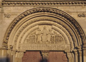 Vezelay Cathedral Tympanum (Yonne 89)