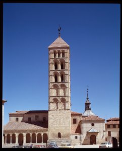 Udsigt over kirken af Romanesque