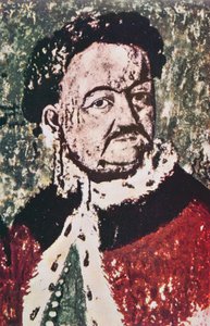 Portræt af Constantin Cantacuzeno (efter en fresco i klostret Hurez)