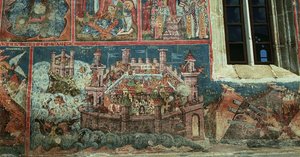 Belejring af Konstantinopel af Sultan Mehmet II (1432-81) i 1453